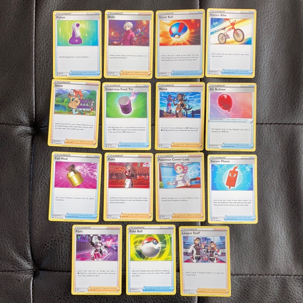 Pokémon Trainer Cards